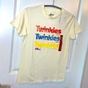 HOSTESS | NWT Women’s 100% Cotton HOSTESS “TWINKIES” White Shirt Size Sm